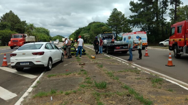 Vítima de acidente no interior de Venâncio é transferida para o HPS