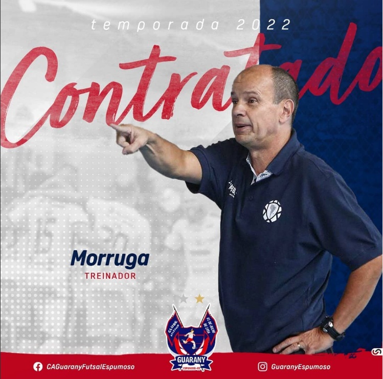 Guarany de Espumoso anuncia Morruga como treinador para a temporada 2022