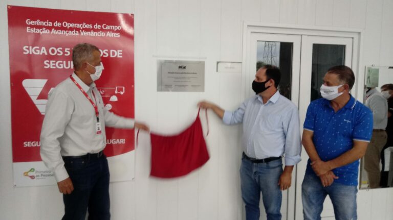 Autoridades prestigiam inauguração da nova estação avançada da RGE em Venâncio Aires