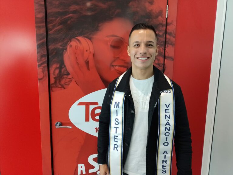 Tiago Muniz representa Venâncio Aires no Mister RS 2022