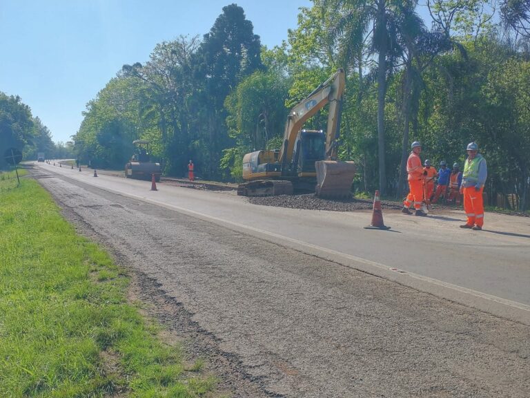 Obras na RSC-453 avançam no trecho de Venâncio Aires