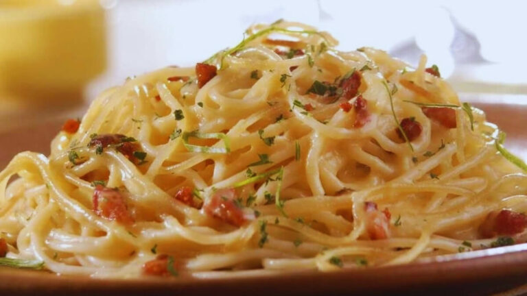 TERRA CULINÁRIA: espaguete à carbonara