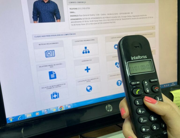 Secretaria de Saúde alerta sobre necessidade de atualização de contato telefônico