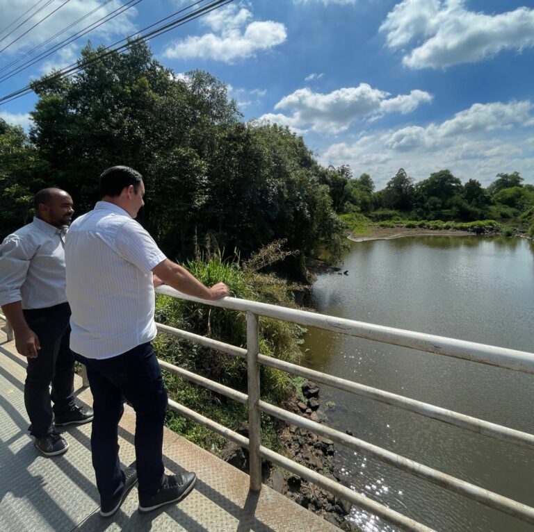 Baixo nível do arroio Castelhano leva Venâncio a estudar decreto de situação de emergência