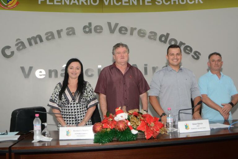 Gerson Ruppenthal é eleito presidente da Câmara de Vereadores de Venâncio Aires para 2023
