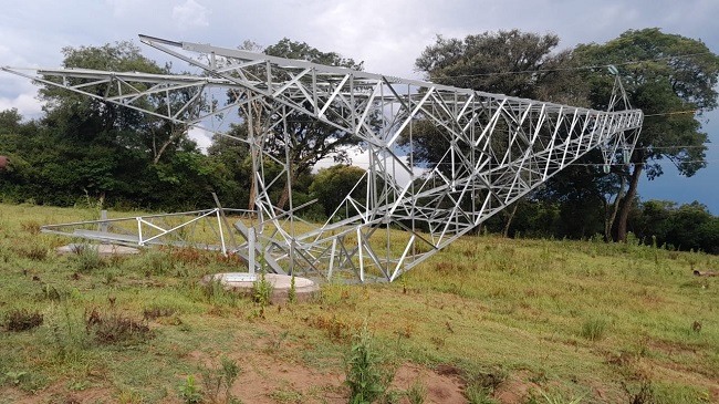 Vândalos derrubam torres de energia elétrica entre Venâncio e Vale Verde