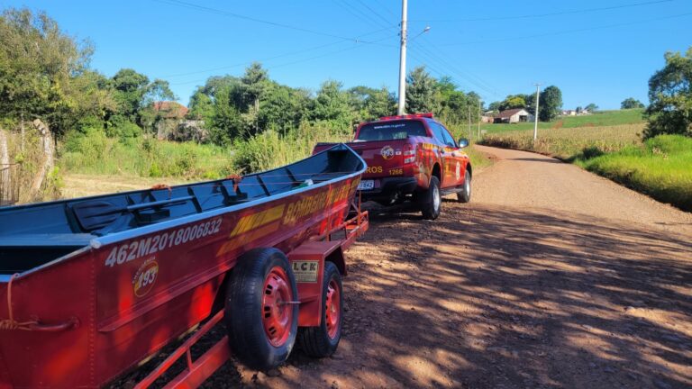 Bombeiros suspendem buscas a Gilmar da Rosa que está desaparecido em Venâncio Aires