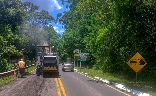 Confira os locais com obras da EGR em rodovias da região nesta semana
