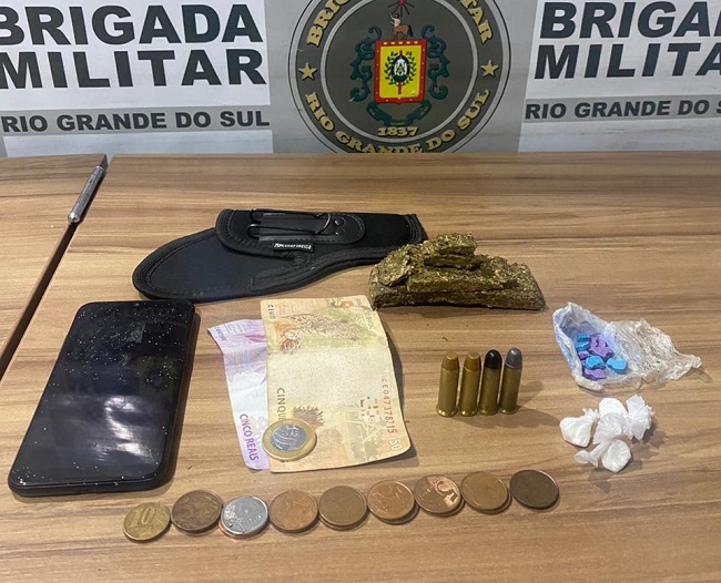 BM de Venâncio Aires detém homem por tráfico de drogas