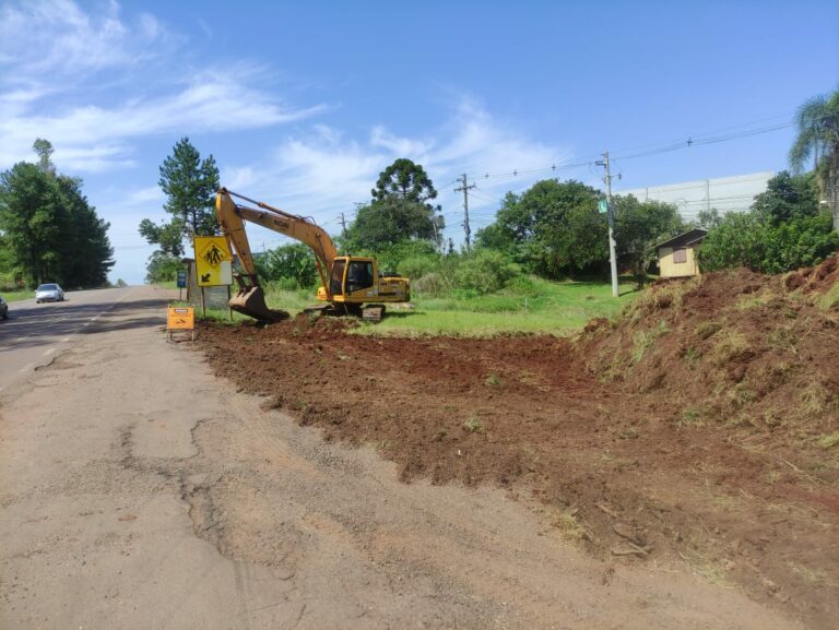 <strong>EGR inicia construção de rotatória na RSC-453, em Lajeado</strong>