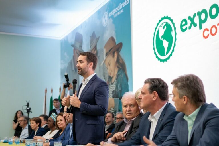 Na abertura da Expodireto Cotrijal, Leite reafirma total apoio do Estado aos produtores