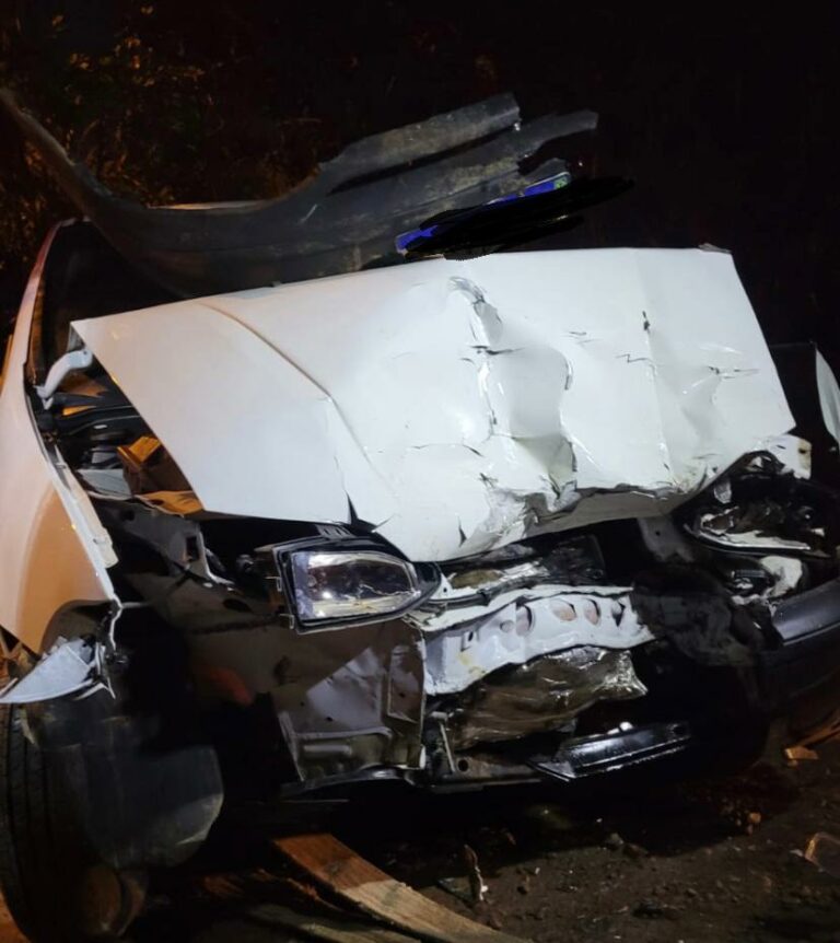 Colisão entre dois automóveis é registrada em Linha Bem Feita