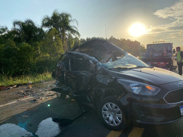 FOTOS: Grave acidente é registrado na RSC-287, em Linha Ponte Queimada