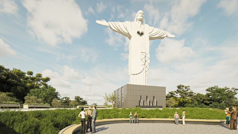 Cristo Protetor terá capela, fontes e caminho para peregrinação em Encantado