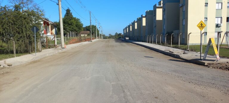 Trecho da Vila Tata, em Venâncio, recebe asfaltamento nesta semana
