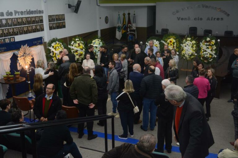 Velório de Pedrão segue até a tarde desta quarta-feira, na Câmara de Vereadores de Venâncio