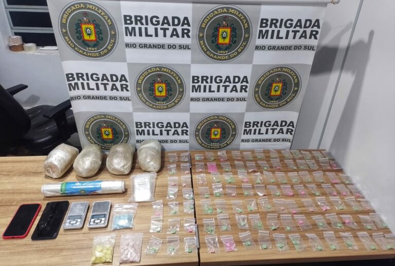 Brigada Militar apreende grande quantidade de ecstasy no interior de Venâncio Aires