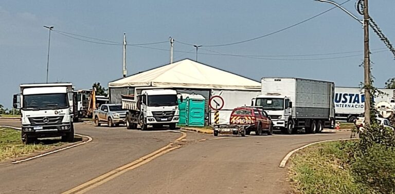 Estruturas de apoio no trevo de Vila Mariante e em Linha Mangueirão são desativadas