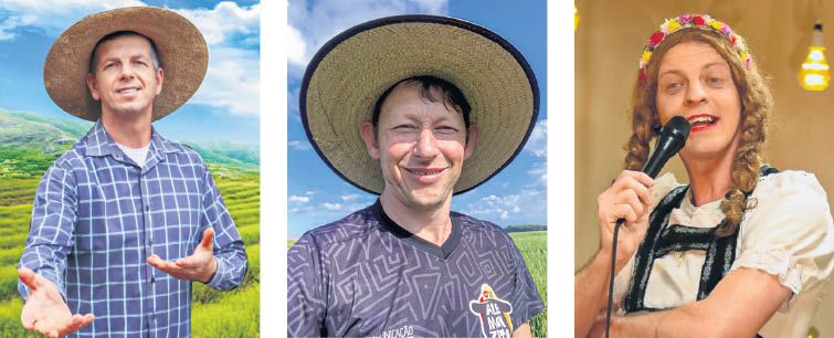 Alemonzito, Giovane Weber e Sofrida: informação e humor na próxima sexta