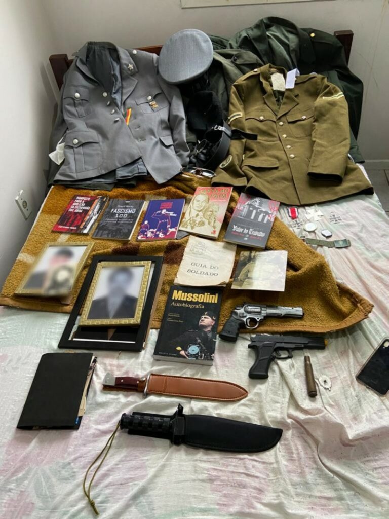 Polícia civil cumpre mandados em Venâncio contra células neonazistas