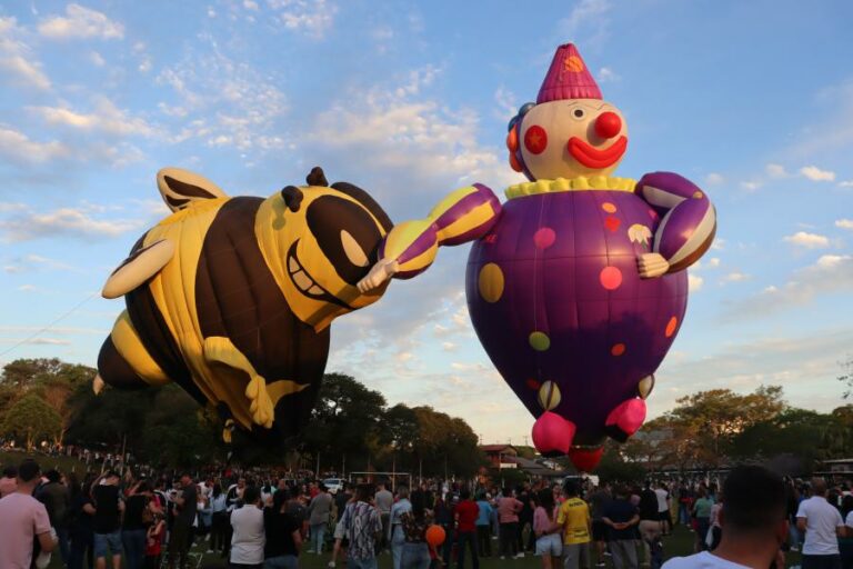 4º Festival de Balonismo de Venâncio reúne cerca de 40 mil pessoas no Parque do Chimarrão