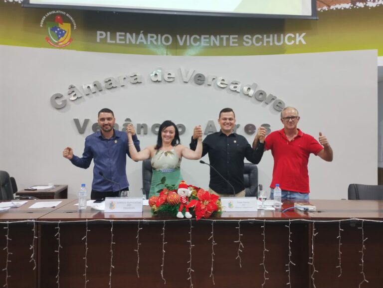 Governistas cumprem acordo e Claidir será a presidente da Câmara de Vereadores em 2024