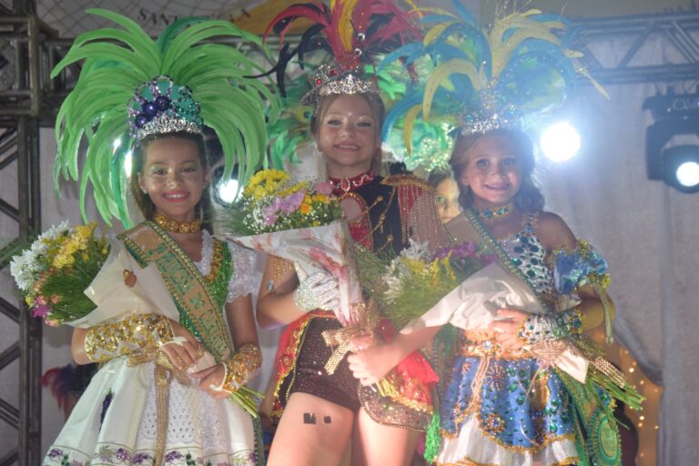 Carnaval Infantil do Interior de Venâncio Aires já tem nova corte: Fernanda, Tainá e Antonella
