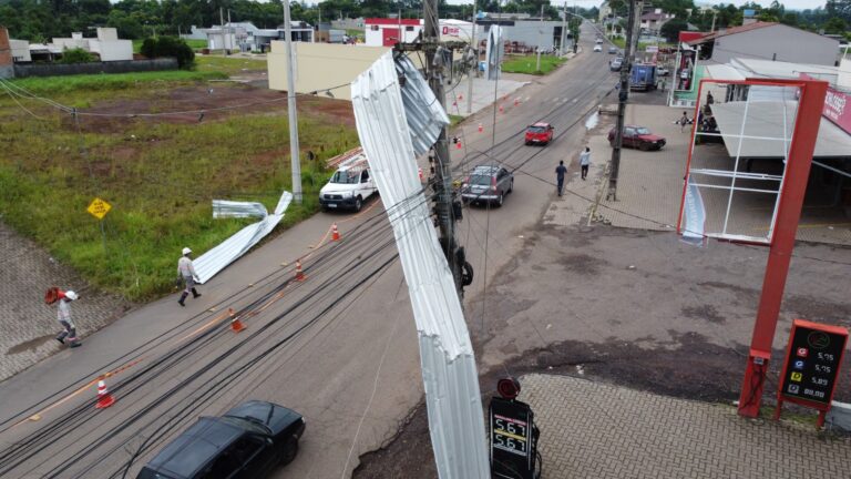 Estragos do temporal atingiram 210 famílias em Venâncio Aires
