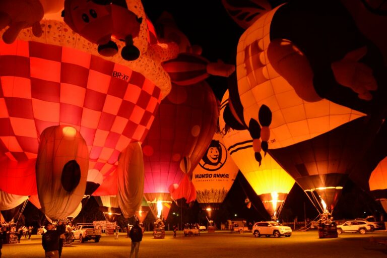 Night Glow, voos, balões especiais e Ruas de Fogo confirmados para esta sexta e fim de semana, no 5º Festival de Balonismo