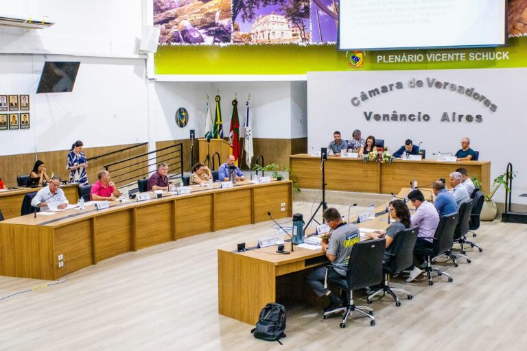 Câmara de Vereadores de Venâncio terá sessão hoje e nos dias 16, 17 e 18 de dezembro