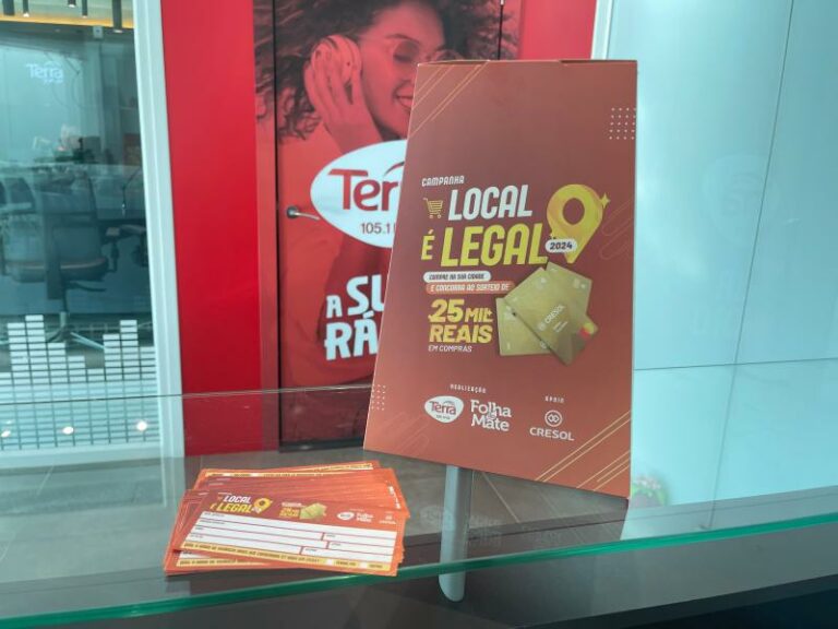 Terra FM e Folha do Mate iniciam a campanha Local é Legal em Venâncio